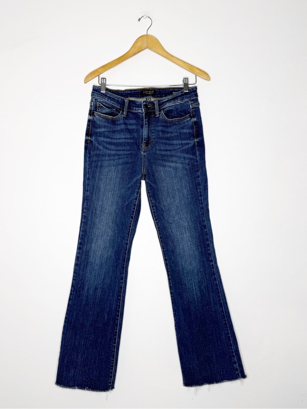 Judy Blue Boot Cut Jeans Women’s Size 7/28 Dark Wash Stretch Denim